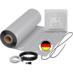 Chauffage au sol électrique pour pvc, parquet stratifié, vinyle warmon alu 150 w / m² + thermostat s ... Chauffage au sol électrique pour pvc, parquet stratifié, vinyle warmon alu 150 w / m² + thermostat s ...