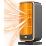 Chauffage soufflant ceramique, mini chauffage d'appoint silencieux, radiateur electrique mobile 500w ...