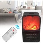 Chauffage soufflant �lectrique 1000w, t�l�commande, arr�t automatique, chauffage rapide, protection contre ...