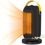 Chauffage soufflant lectrique d'nergie -  conomie 1200w cramique silencieux salle de bain 70 oscillation ...