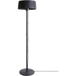Chauffage de terrasse en acier autoportant lectrique 1500 w accessoire de jardin noir varazze
