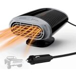Chauffage de voiture 12 v, chauffage de voiture portable 2 en 1, d�sembueur et d�givreur de pare - brise ...