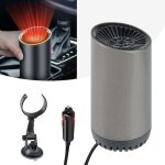 Chauffage voiture 12v 150w - d�givrage rapide - rotation 180� - mini ventilateur ptc