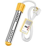 Chauffe - baignoire 3000 w thermoplongeur lectrique thermoplongeur de voyage, thermoplongeur en acier ...