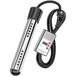 Chauffe - baignoire 3000w - thermoplongeur �lectrique voyage en inox - prise ue - chauffage eau natation ...