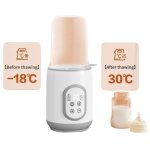 Chauffe - biberon pour b�b�, 2 en 1 pour toutes les bouteilles avec minuterie, contr�le pr�cis de la ...