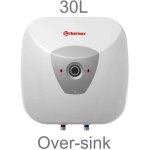Chauffe - eau �lectrique hit pro 30l thermex, installation au - dessus de l'�vier arriv�es d'eau en bas ...