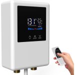 Chauffe - eau lectrique instantan 3 500 w 220 v avec tlcommande et cran tactile lcd, commande  ...