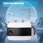 Chauffe - eau �lectrique, chauffe - eau instantan� 6l, 1500w & chauffage rapide, r�gulation de temp�rature ...