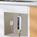 Chauffe - eau �lectrique instantan� eau chaude salle de bain douche, mini chauffe - eau sans r�servoir ...