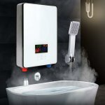 Chauffe - eau lectrique instantan avec indicateur de temprature led pour salle de bain 220 v 6500 ...