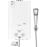 Chauffe - eau à gaz 12l, 24kw chauffe - eau instantané à gaz sans réservoir, gpl, propane, butane, démarrage ... Chauffe - eau à gaz 12l, 24kw chauffe - eau instantané à gaz sans réservoir, gpl, propane, butane, démarrage ...