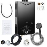 Chauffe - eau  gaz, capacit de 16 l, dbit d'eau de 4, 21 gpm, temprature maximale de l'eau de 70 ...