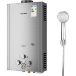 Chauffe - eau � gaz 16l avec douche suraliment�e, chauffe - eau � gaz gpl propane butane adapt� � la ...