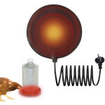 Chauffe - eau pour poulet, base de chauffe - eau pour volaille 250 v 20 w en silicone avec coussin chauffant ...