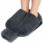 Chauffe pied, 2l bouillottes peluche non lectrique, chaufferette pieds reutilisable lavable et amovible, ...