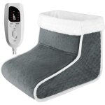 Chauffe pied electrique, chauffe pieds avec 10 niveaux de temprature & 3 minuteries, chaufferette pieds ...