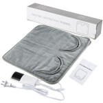 Chauffe - pieds �lectrique 40x40, chauffe - pieds confortable avec 9 niveaux de chaleur, 4 minuteries, ...