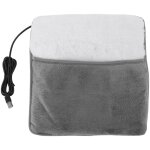 Chauffe - pieds �lectrique chauffant, coussin chauffant en polaire douce, aliment� par usb, sans eau, ...