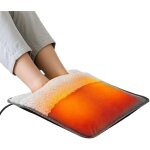 Chauffe - pieds �lectrique chauffe - pieds �lectrique usb pour le lit tapis chauffant moelleux pour femmes ...