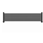 Chauffe - piscine solaire 0, 33 x 3 m, adapt� aux piscines jusqu'� 12 m� / diam�tre de raccordement du ...