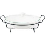 Chauffe - plats ovale blanc maestro 30 cm, 1, 6 l Chauffe - plats ovale blanc maestro 30 cm, 1, 6 l