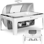 Royal catering - chauffe - plats de table pour pâtes avec couvercle rolltop et fenêtre gn 1 / 1 8, 5 ... Royal catering - chauffe - plats de table pour pâtes avec couvercle rolltop et fenêtre gn 1 / 1 8, 5 ...