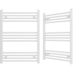 Radiateur sèche - serviettes salle de bain granitan breno 60x80 cm blanc 370w avec option résistance ... Radiateur sèche - serviettes salle de bain granitan breno 60x80 cm blanc 370w avec option résistance ...