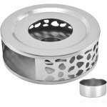 Chauffe - thire en acier inoxydable avec support pour bougie chauffe - plat, chauffe - thire, chauffe ...