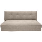 Miliboo - chauffeuse 2 places convertible en tissu taupe sally