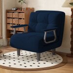 Fabulcozy chauffeuse canap� - lit fauteuil convertible 1 place - grand confort d�montable avec coussin, ...