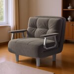 Fabulcozy chauffeuse canap� - lit fauteuil convertible 1 place - grand confort d�montable avec coussin, ...