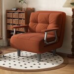 Fabulcozy chauffeuse canap� - lit fauteuil convertible 1 place - grand confort d�montable avec coussin, ...