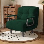 Fabulcozy chauffeuse canap� - lit fauteuil convertible 1 place - grand confort d�montable avec coussin, ...