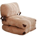 Chauffeuse convertible elena 1 place fauteuil - camel - 1 place fauteuil
