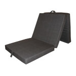 Samba chauffeuse pliante gris anthracite confortable