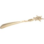 Chausse - pied  gouvernail nautique dor - accessoire de chaussures pour les marins et les amoureux ...