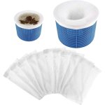 Chaussettes filtrantes pour piscine, chaussettes d'�cumoire pour r�cup�rer les feuilles et prot�ger la ...