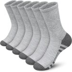 Chaussettes grises, lot de 3 paires, chaudes, respirantes, imperm�ables, id�ales pour la marche hivernale, ...