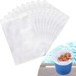 Chaussette skimmer piscine 50 pi�ce (convient aux filtres de 7 � 19 cm), chaussette skimmer lavable & ...