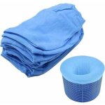 Chaussettes skimmer piscine pool socks - 10 pi�ces bleues durables en nylon �lastique pour panier, filet ...