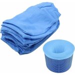 Chaussettes skimmer piscine pool socks - 10 pi�ces bleues durables en nylon �lastique pour panier, filet ...