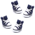 Chaussures pour chiens de compagnie baskets en toile de sport quatre saisons chaussures chaudes pour ...