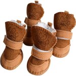 Chaussures pour chiens, protection des pattes, chaussures d'hiver antidérapantes pour petits chiens Chaussures pour chiens, protection des pattes, chaussures d'hiver antidérapantes pour petits chiens