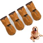 Chaussures pour grands chiens bottes en peau de mouton antidérapantes faciles à enfiler Chaussures pour grands chiens bottes en peau de mouton antidérapantes faciles à enfiler