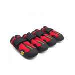 Chaussures de randonne travel truelove pour chiens 4 pices rouge choisissez la taille : 8