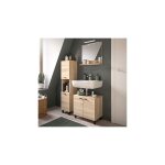 Chb collection - ensemble salle de bain 3 meubles dcor chne - bostoz