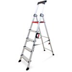 Keli - chelle pliable 5 marches, escabeau, marchepied, aluminium robuste, qualit professionnelle, poigne ...