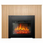 Chemin?arte - chemine lectrique ambra  poser au sol - effet flammes led - 119x25x94cm - chauffage ...