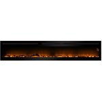 Chemin'arte cheminée électrique encastrable elysée infinity 228 cm effet flammes led, chauffage programmable, ... Chemin'arte cheminée électrique encastrable elysée infinity 228 cm effet flammes led, chauffage programmable, ...